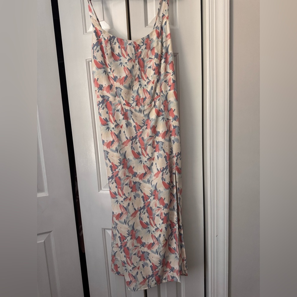 Abercrombie & Fitch Watercolor Floral Maxi Dress